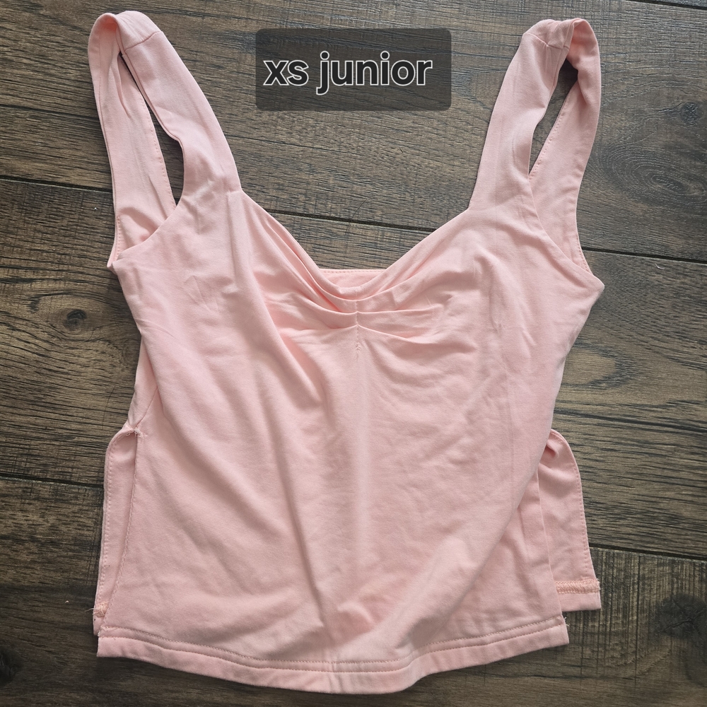 Pink Sleeveless Junior Top